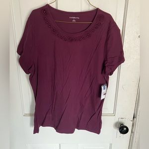 Nwt purple croft&borrow top